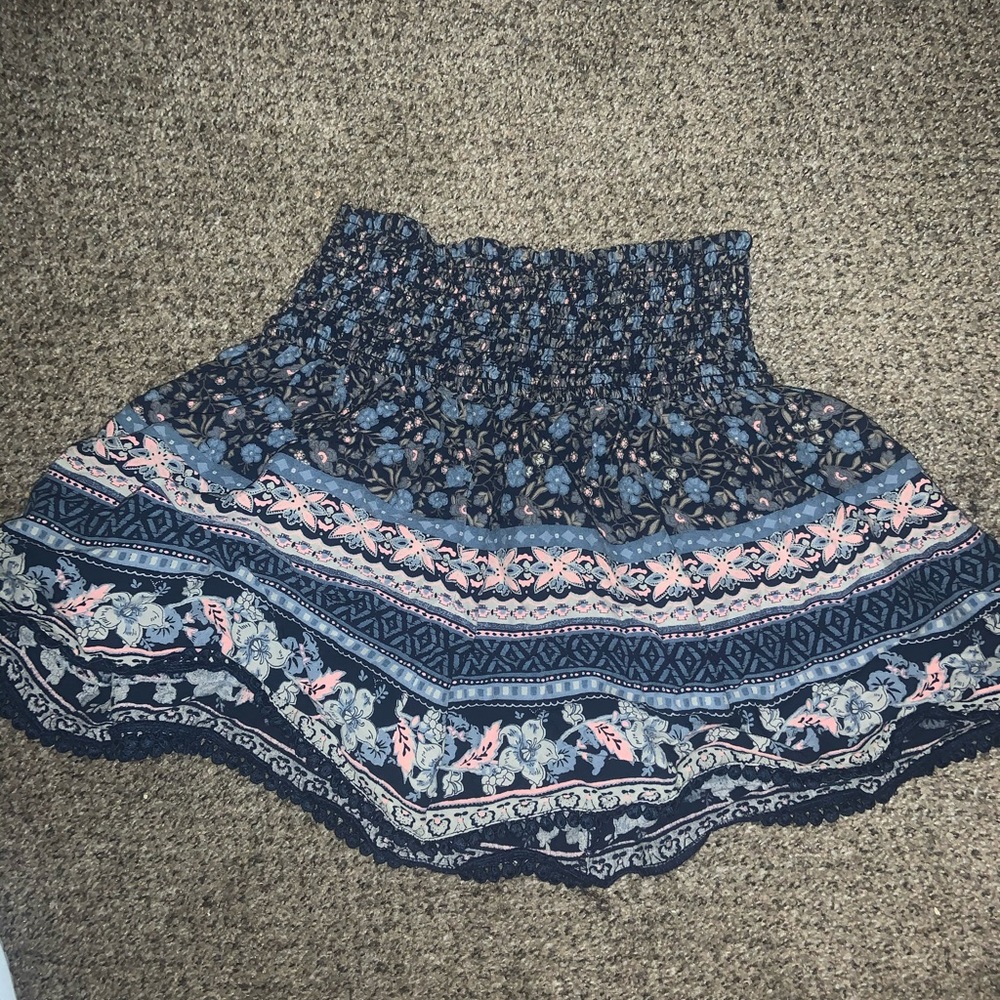 Short Floral Hollister Skirt